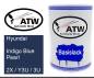 Preview: Hyundai, Indigo Blue Pearl, 2X / Y3U / 3U: 500ml Lackdose, von ATW Autoteile West.